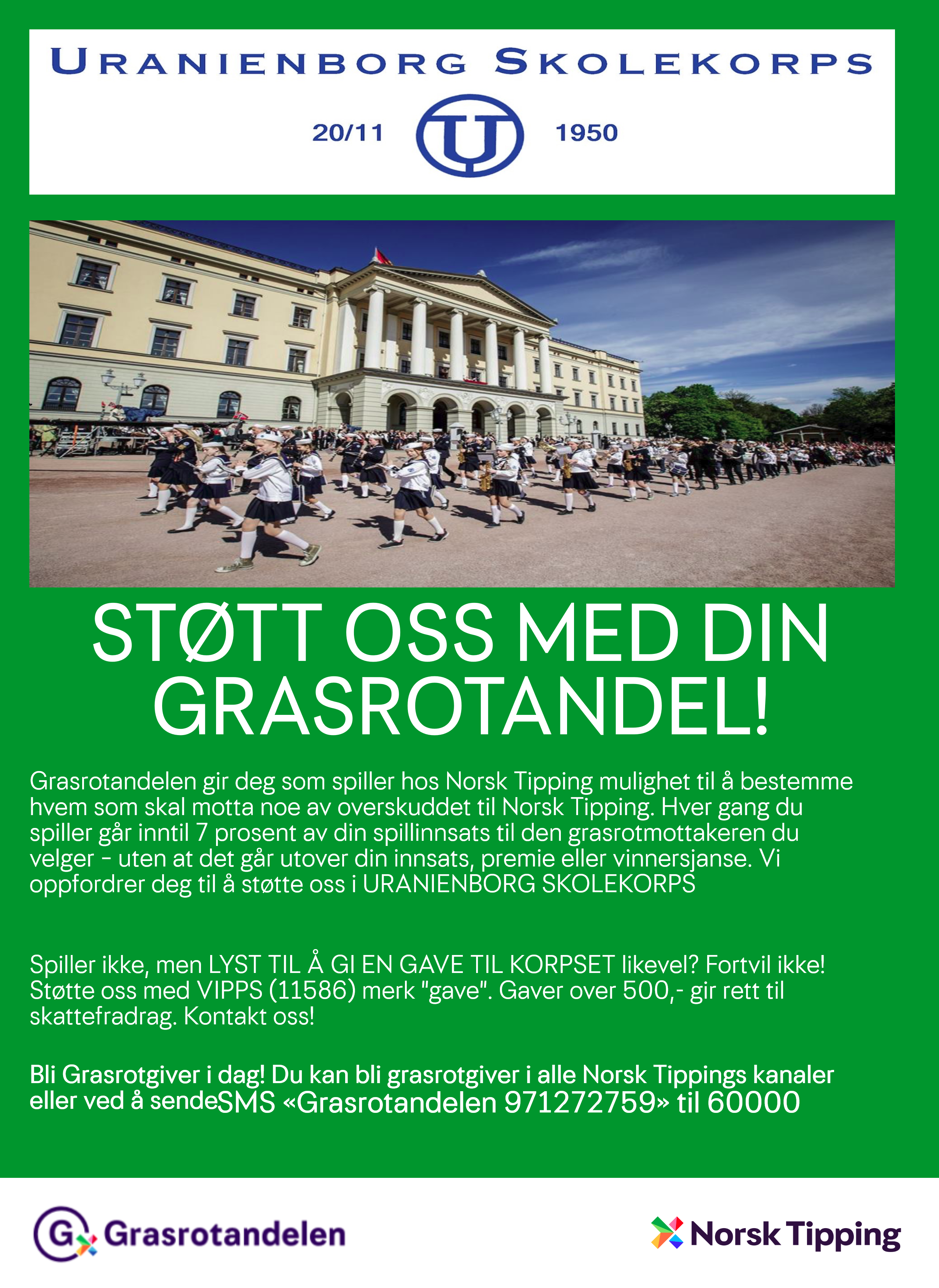 Støtt oss med din grasrotandel!